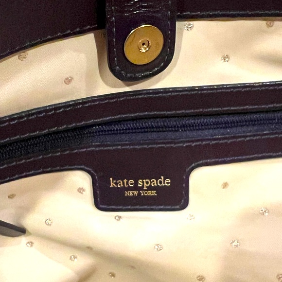 Kate Spade Crocodile Embossed Leather Tote Bag - Picture 4 of 5